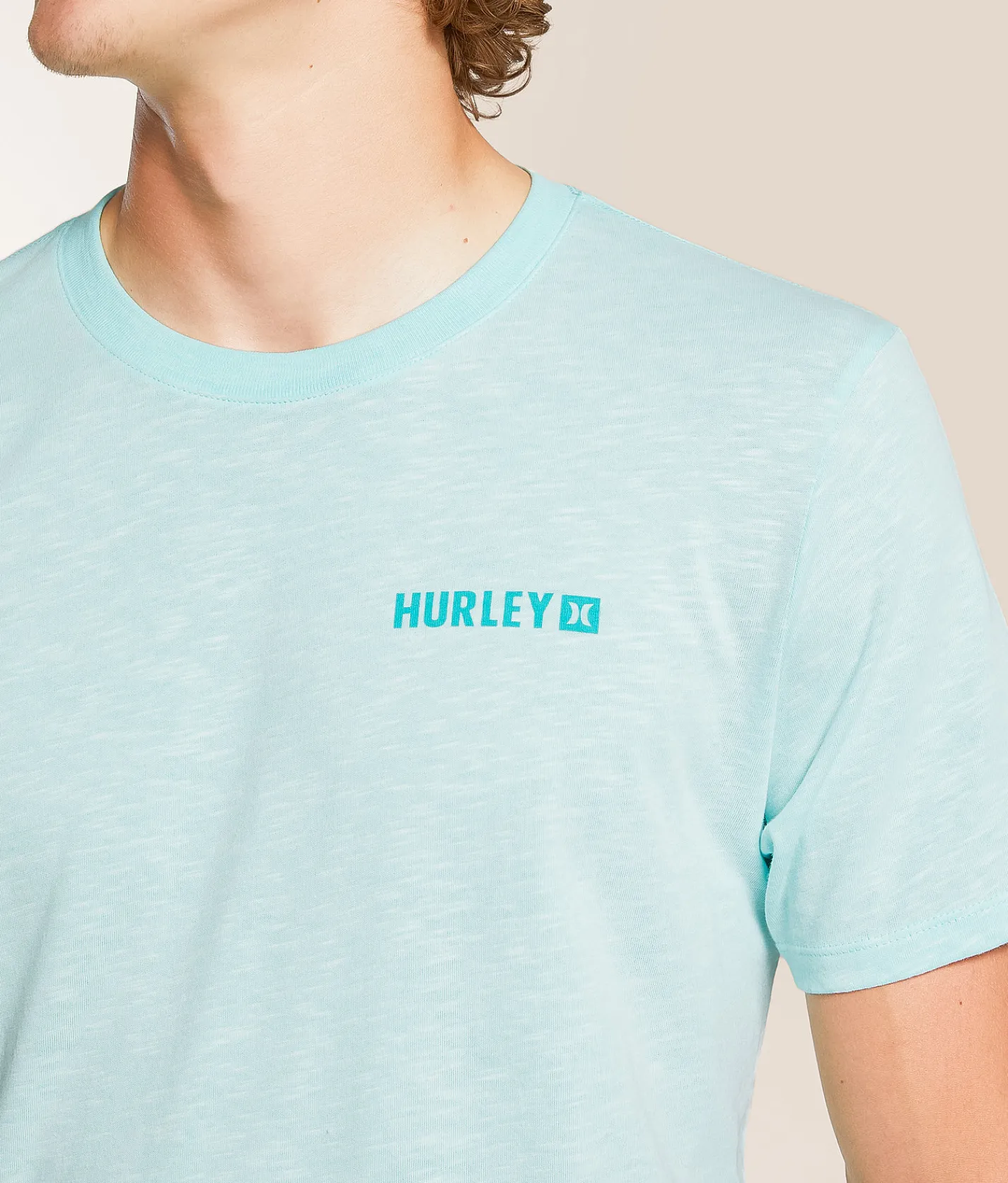 Hurley Four Corners T-Shirt Olive Streaky H2O Dri Slu Outlet