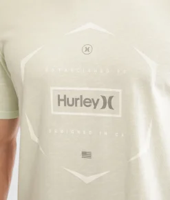 Hurley Fragmented T-Shirt Soothing Sea Online