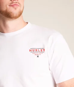 Tops|Graphic T-Shirts | Hurley Framed Out T-Shirt White
