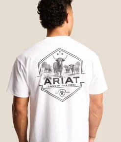 Ariat Frame Gaze T-Shirt White Hot