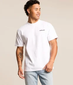 Ariat Frame Gaze T-Shirt White Hot