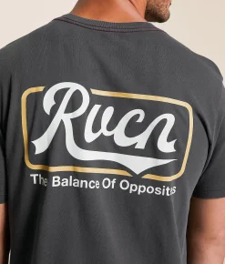 Tops|Graphic T-Shirts | RVCA Frame Up T-Shirt Pirate Black