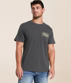 Tops|Graphic T-Shirts | RVCA Frame Up T-Shirt Pirate Black