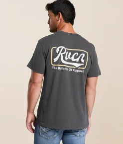 Tops|Graphic T-Shirts | RVCA Frame Up T-Shirt Pirate Black