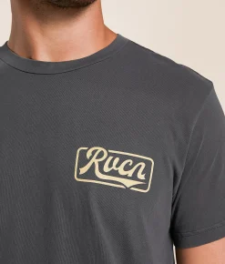 Tops|Graphic T-Shirts | RVCA Frame Up T-Shirt Pirate Black