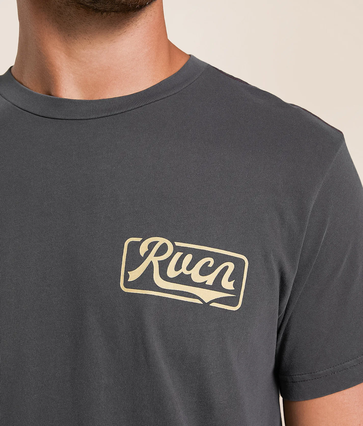 Tops|Graphic T-Shirts | RVCA Frame Up T-Shirt Pirate Black