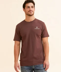 Graphic T-Shirts | Veece Framework T-Shirt Bitter Chocolate