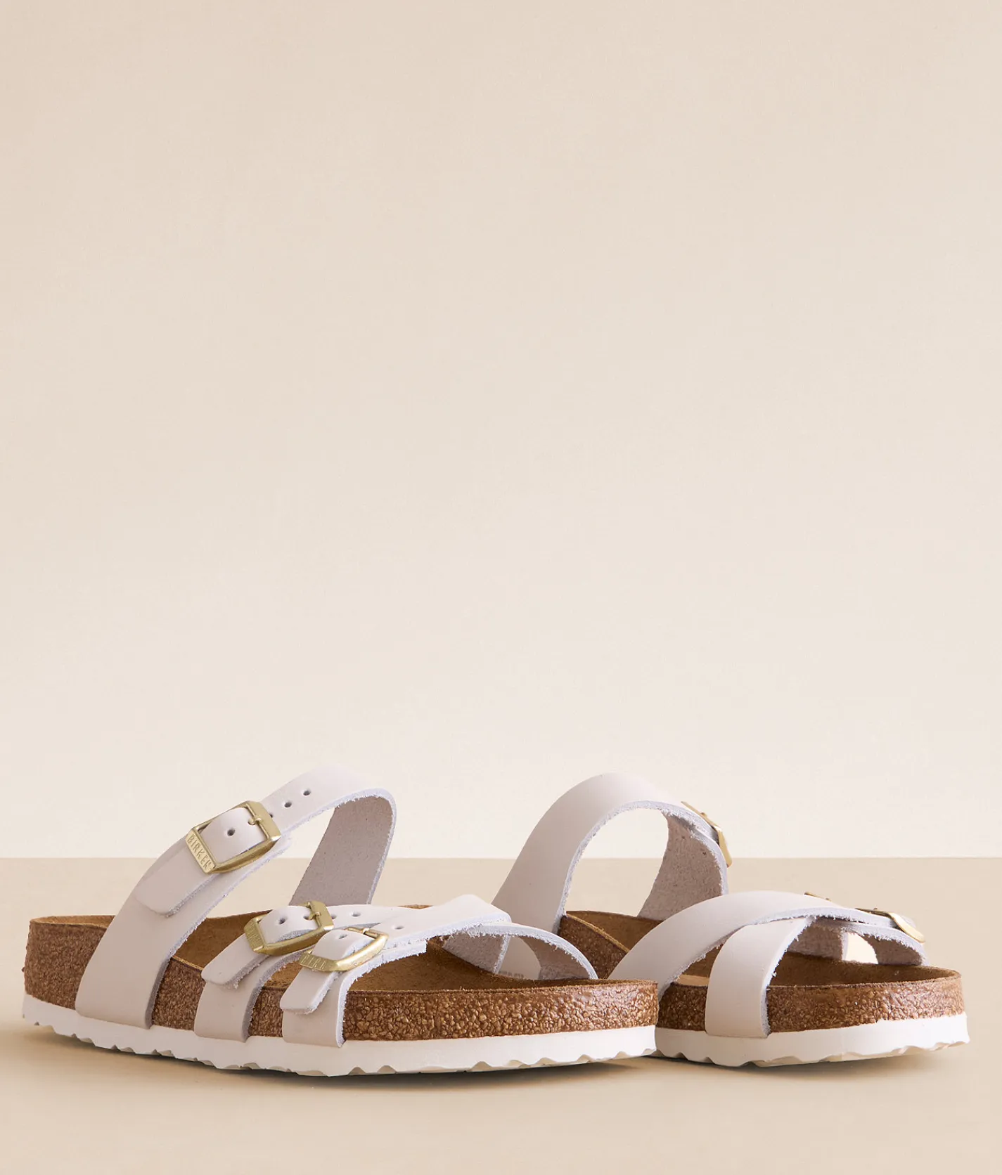 Shoes|Activewear | Birkenstock® Franca Leather Sandal Antique White