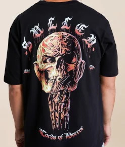 Sullen Fred T-Shirt Jet Black Sale