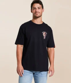 Sullen Fred T-Shirt Jet Black Sale