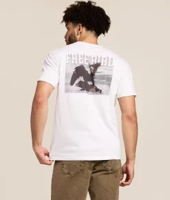 Tops|Graphic T-Shirts | Old Row Free Bird T-Shirt White