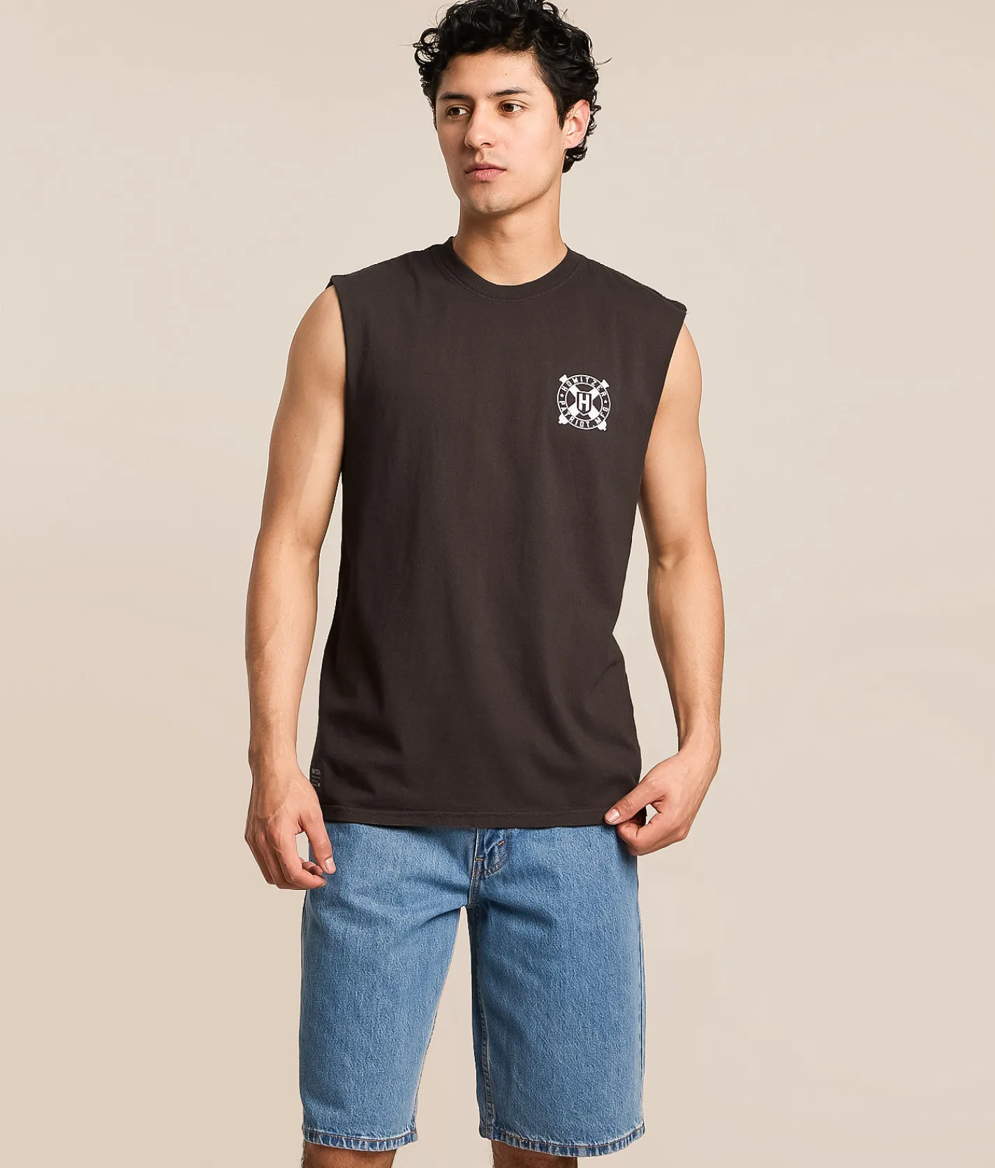 Tops | Howitzer Freedom Muscle Tank Top Vintage Black
