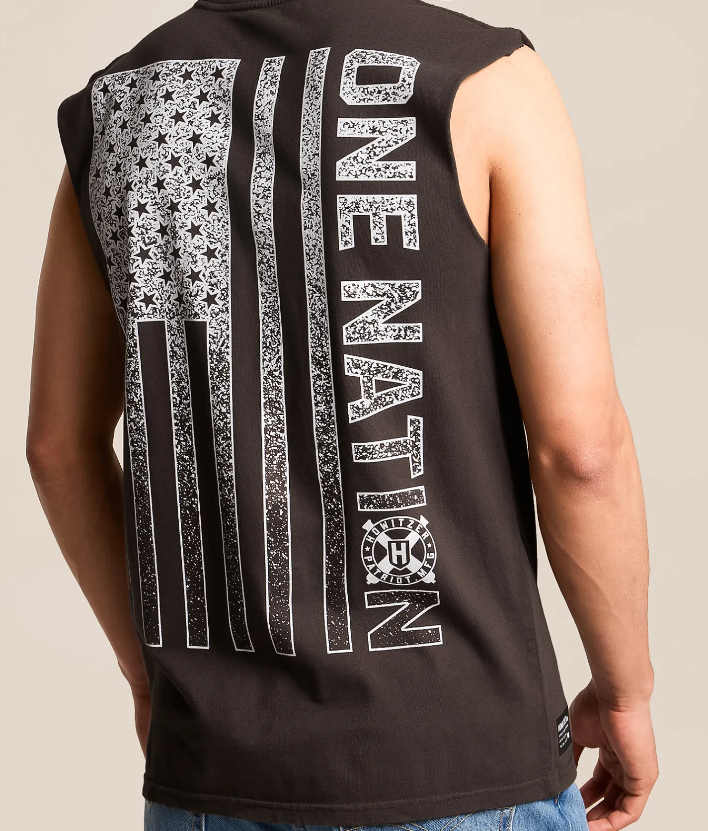 Tops | Howitzer Freedom Muscle Tank Top Vintage Black