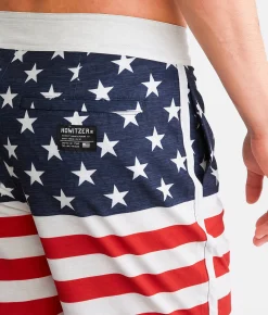 Howitzer Freedom Stretch Boardshort White Clearance
