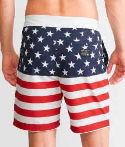 Howitzer Freedom Stretch Boardshort White Clearance