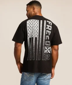 Tops|Graphic T-Shirts | Howitzer Freedom T-Shirt Black