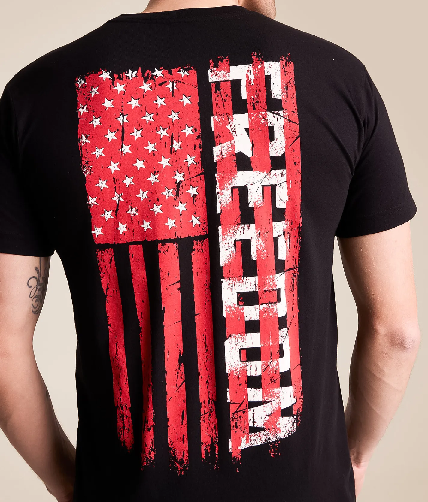 Howitzer Free Flag T-Shirt Black Outlet