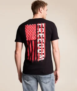 Tops | Howitzer Free Flag T-Shirt Black