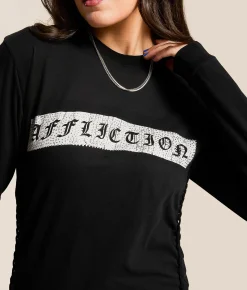 Affliction Free Mind T-Shirt Black Reactive