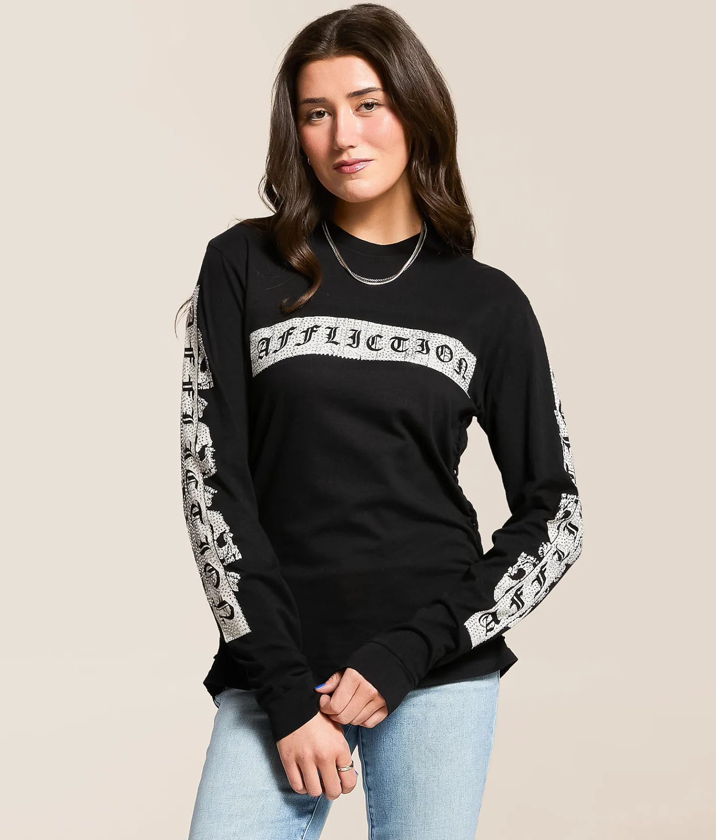 Affliction Free Mind T-Shirt Black Reactive