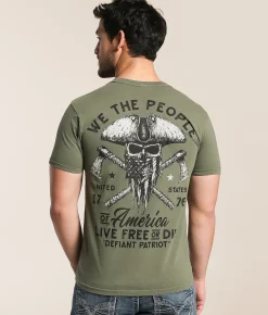 Graphic T-Shirts | Howitzer Free Or Die T-Shirt Tea Leaf