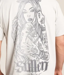 Sullen From Heaven T-Shirt Foggy Dew Lava Wash Sale
