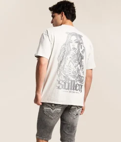 Sullen From Heaven T-Shirt Foggy Dew Lava Wash Sale