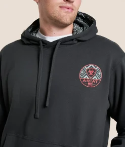 Ariat Frontier Circle Hooded Sweatshirt Phantom Sale