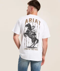 Ariat Frontier Patriot T-Shirt White Hot
