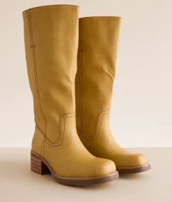 Frye and Co. Frye and Co. Miranda Wide Calf Boot Banana Best