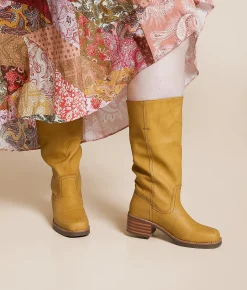 Frye and Co. Frye and Co. Miranda Wide Calf Boot Banana Best