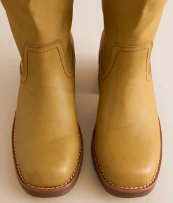Frye and Co. Frye and Co. Miranda Wide Calf Boot Banana Best