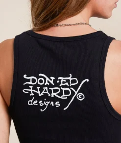 Tops | Ed Hardy Fun Dagger Tank Top Black