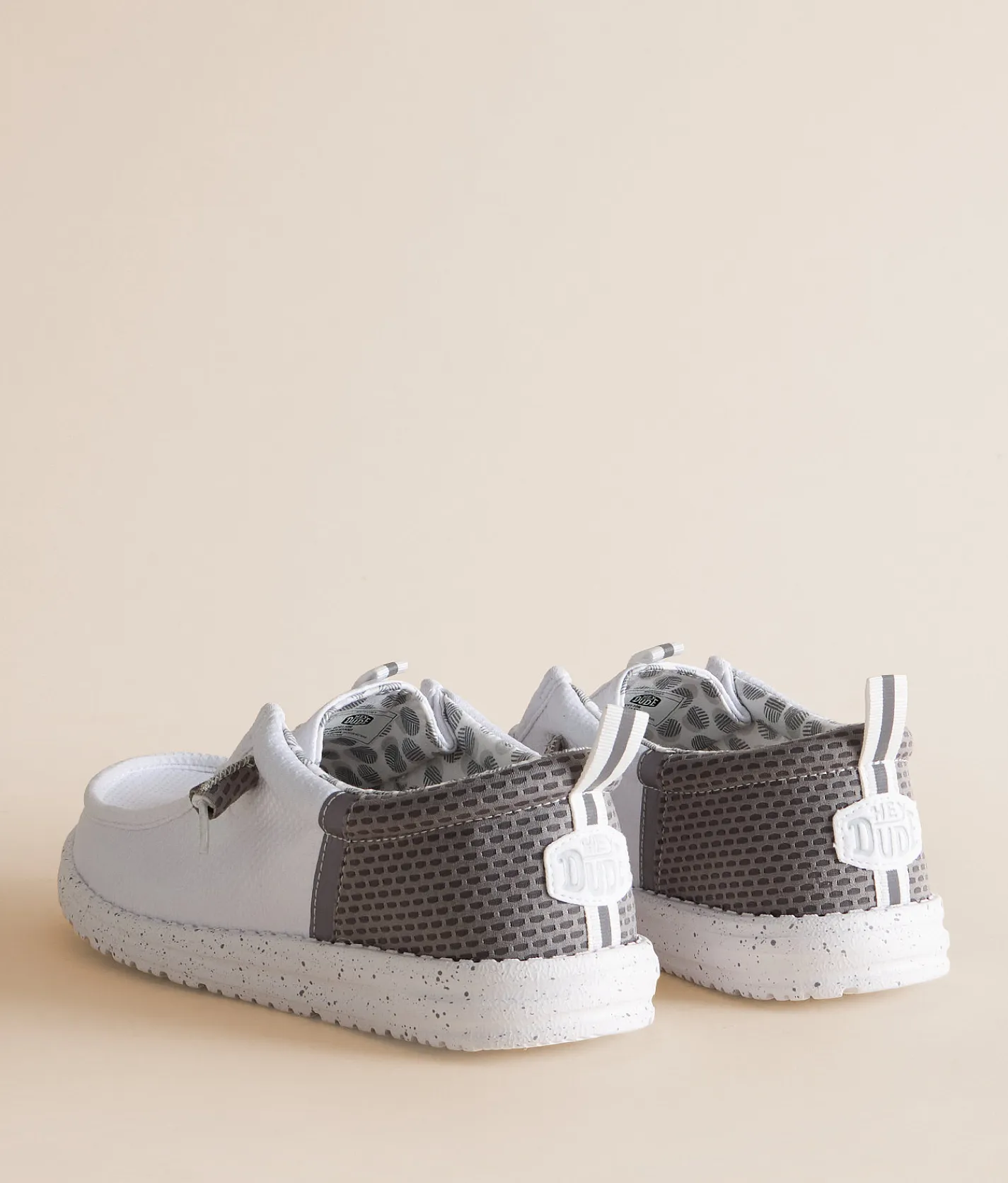 HEYDUDE™ Funk Sphere Shoe White Grey New
