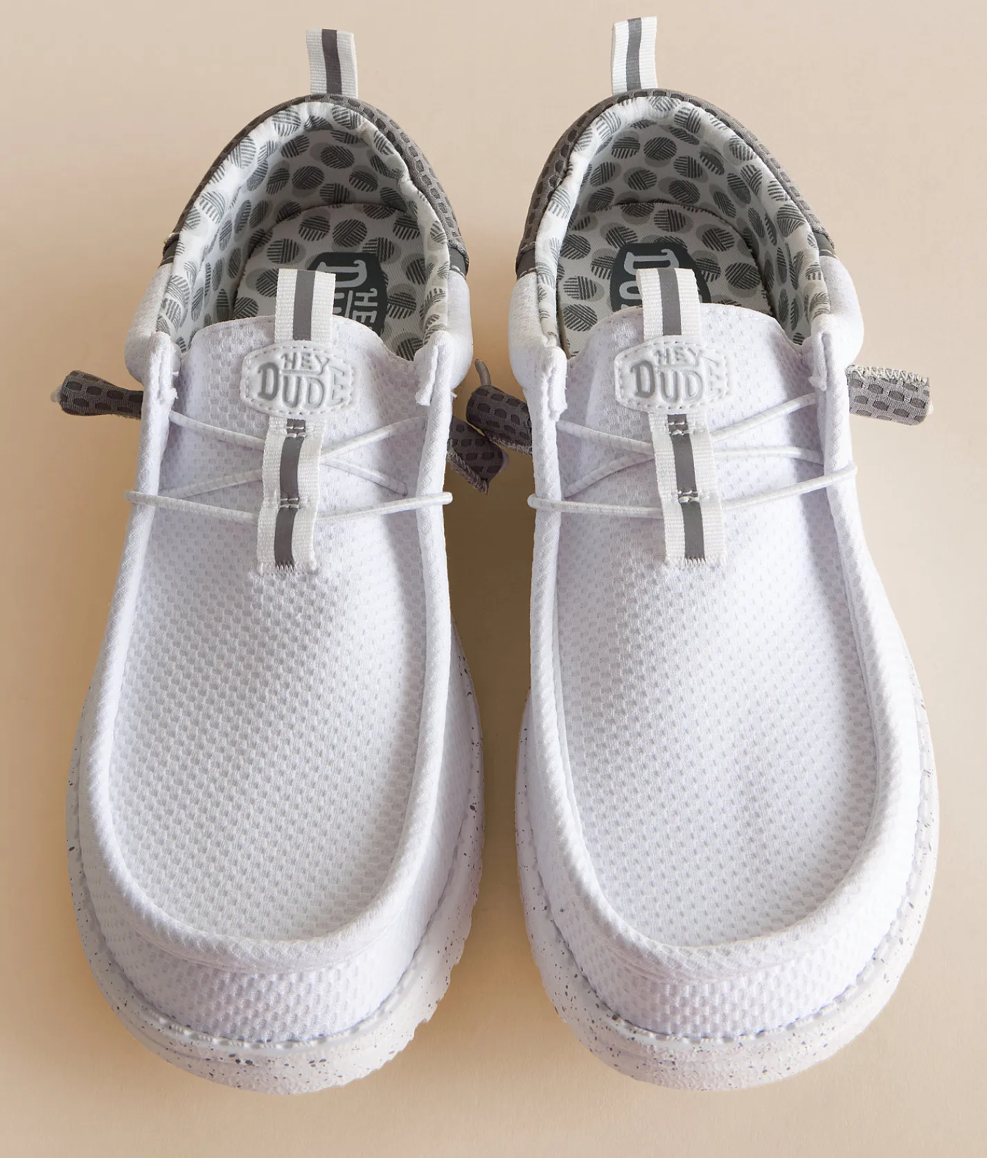 HEYDUDE™ Funk Sphere Shoe White Grey New