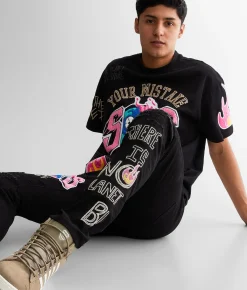 First Row® Future Straight Stretch Jean Black Best
