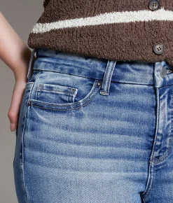 BKE Gabby Ankle Skinny Stretch Jean Pomeroy Hot