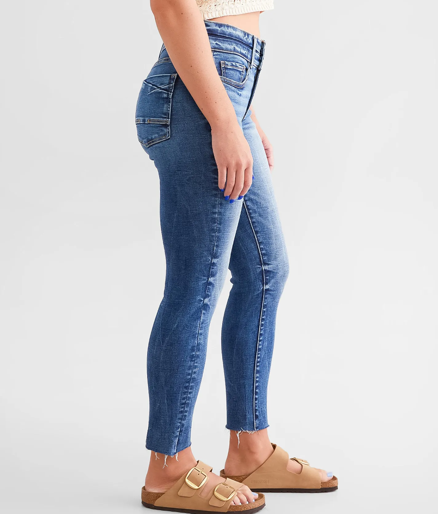 BKE Gabby Ankle Skinny Stretch Jean Balcom 6 Outlet