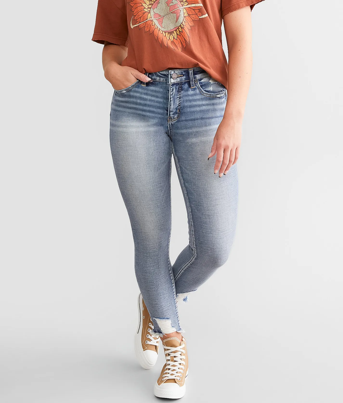 Jeans|Bottoms | BKE Gabby Ankle Skinny Stretch Jean Rhude 9