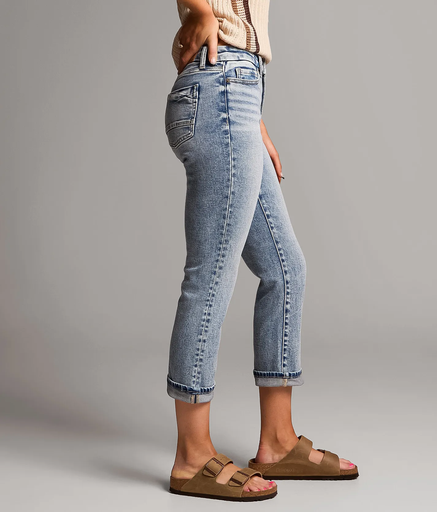 Jeans|Bottoms | BKE Gabby Capri Stretch Jean Rooney 6