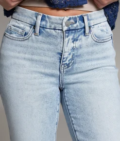 Jeans|Bke Jeans | BKE Gabby Cropped Straight Stretch Cuffed Jean Dotson 3