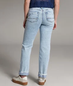 Jeans|Bke Jeans | BKE Gabby Cropped Straight Stretch Cuffed Jean Dotson 3