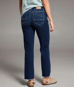 BKE Gabby Cropped Straight Stretch Jean Herbel 3 Clearance