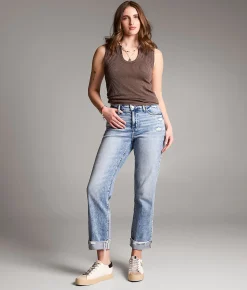 Jeans|Bke Jeans | BKE Gabby Cropped Straight Stretch Jean Crane