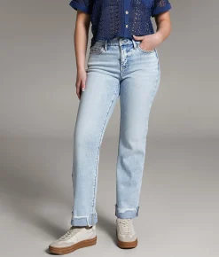 BKE Gabby Cropped Straight Stretch Cuffed Jean Dotson 3 Online