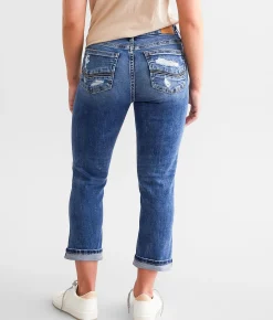 Jeans|Bottoms | BKE Gabby Cuffed Stretch Capri Jean Torrice 4