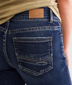 BKE Gabby Cuffed Stretch Capri Jean Vinson 3 Discount