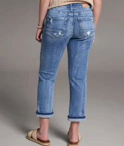 Jeans|Bottoms | BKE Gabby Cuffed Stretch Capri Jean Mcmillion