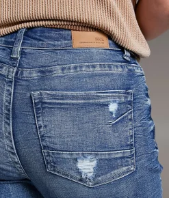 Jeans|Bottoms | BKE Gabby Cuffed Stretch Capri Jean Mcmillion