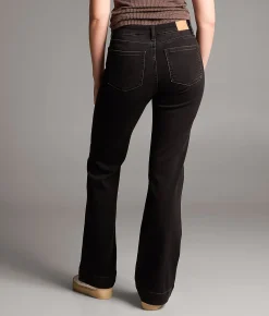 BKE Gabby High Rise Trouser Stretch Jean Washed Black Sale